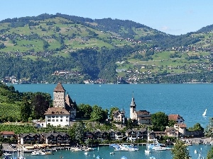 Switzerland, The Hills, Town