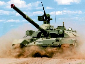 T-72, dust, tank
