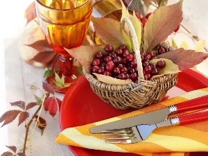 table, service, cranberry, Leaf