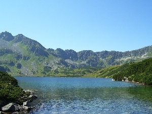 Tatras, joints, Valley, Five