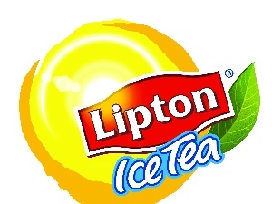 Tea, ice, logo, Lipton