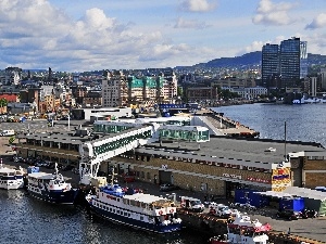 Terminal, port, Town, Norway