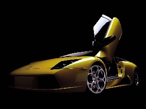 The hinged, Doors, Lamborghini Murcielago