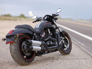 Rear, tire, Harley Davidson Night Rod Special