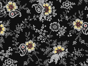 tle, black, Flowers, an