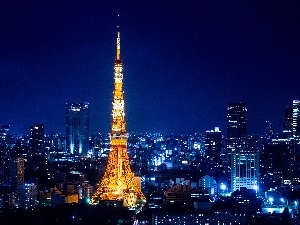 tower, Tokio, skyscraper