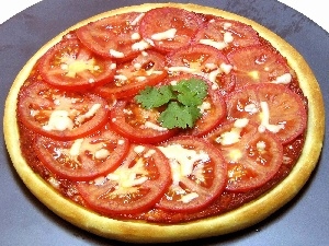 tomatoes, pizza