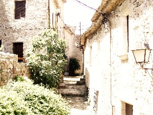 Tossa de Mar, alley, Spain