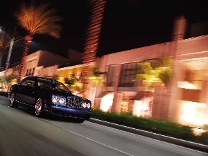 Town, night, Bentley Azure