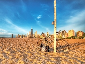 Bike, Town, Beaches