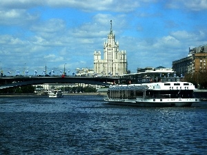 panorama, town, Moscow