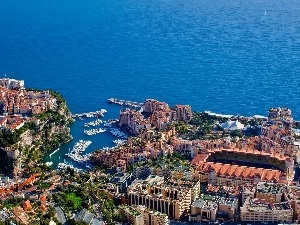 Town, Aerial View, Monaco