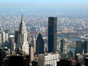 town, New York, panorama