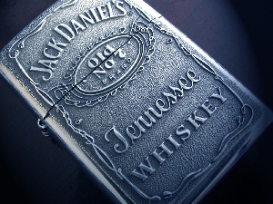 Toyota Silver, lighter, Jack Daniels