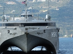 Military truck, Ship