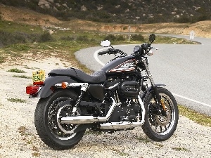 tubing, exhaust, Harley Davidson Sportster XL883