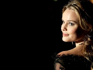 tunic, black, smiling, Kate Bosworth