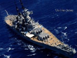 USS New Jersey, armadillo