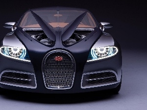 Bugatti, Veyron, Black