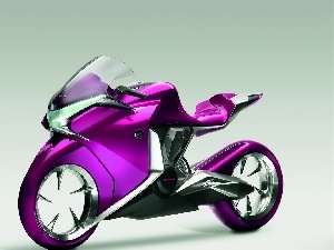 Violet, Concept, motor-bike, Honda V4
