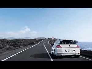 VW Scirocco, commercial, Back