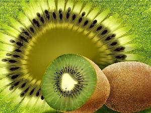 water, drops, kiwi, section