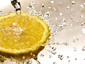 water, Lemon