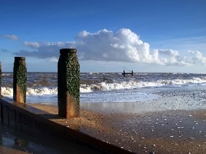 breakwater, Waves, sea