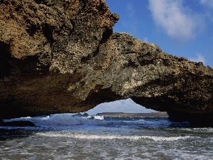 Rocks, Waves, sea