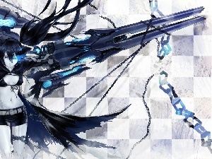 Weapons, Black Rock Shooter, girl