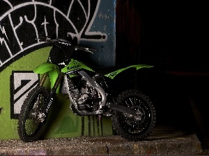 Welded, frame, Kawasaki KX250F