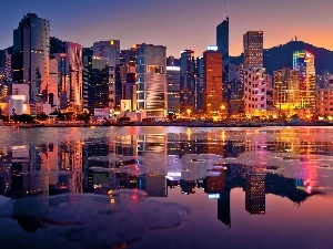 west, China, panorama, Hong Kong