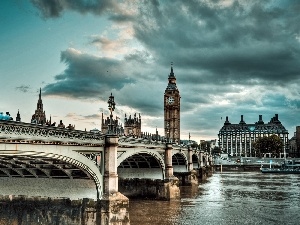 Westminster Bridge, Big Ben, London
