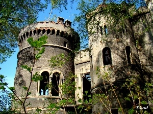 Winckler, Thiele, ruins, Bytom, Palace