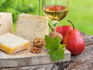 Wine, Cheese, truck concrete mixer