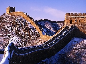 Chinese, winter, wall