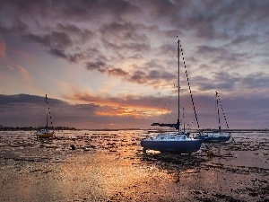 sun, Yachts, west