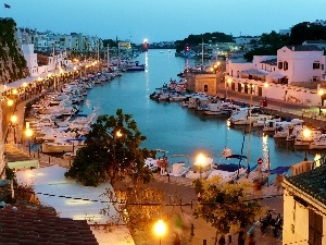 Yachts, Spain, Town, Ciutadella