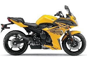 Yamaha, FZ6R, Yellow Honda