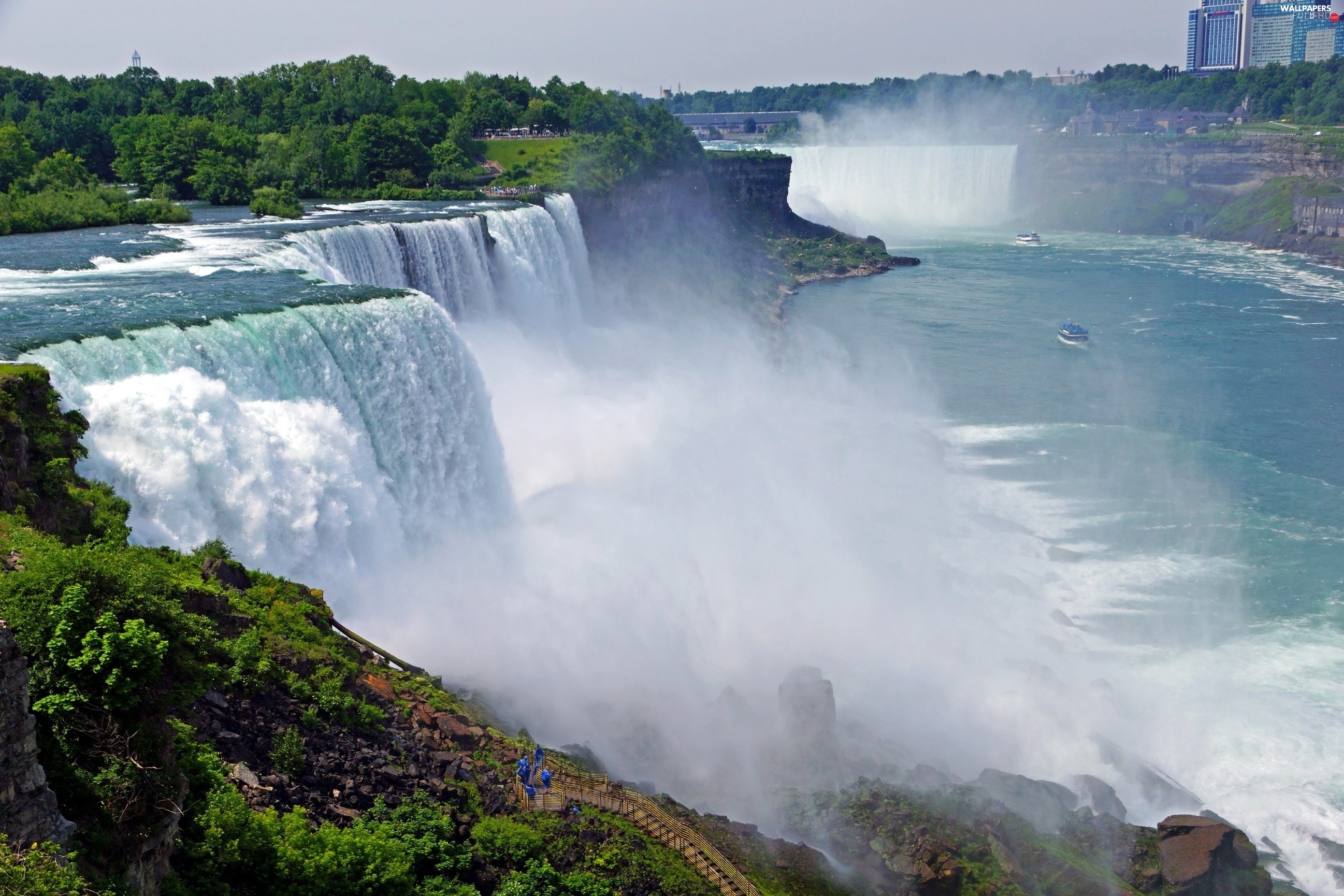 Niagara Falls, waterfall - Full HD Wallpapers: 2595x1730