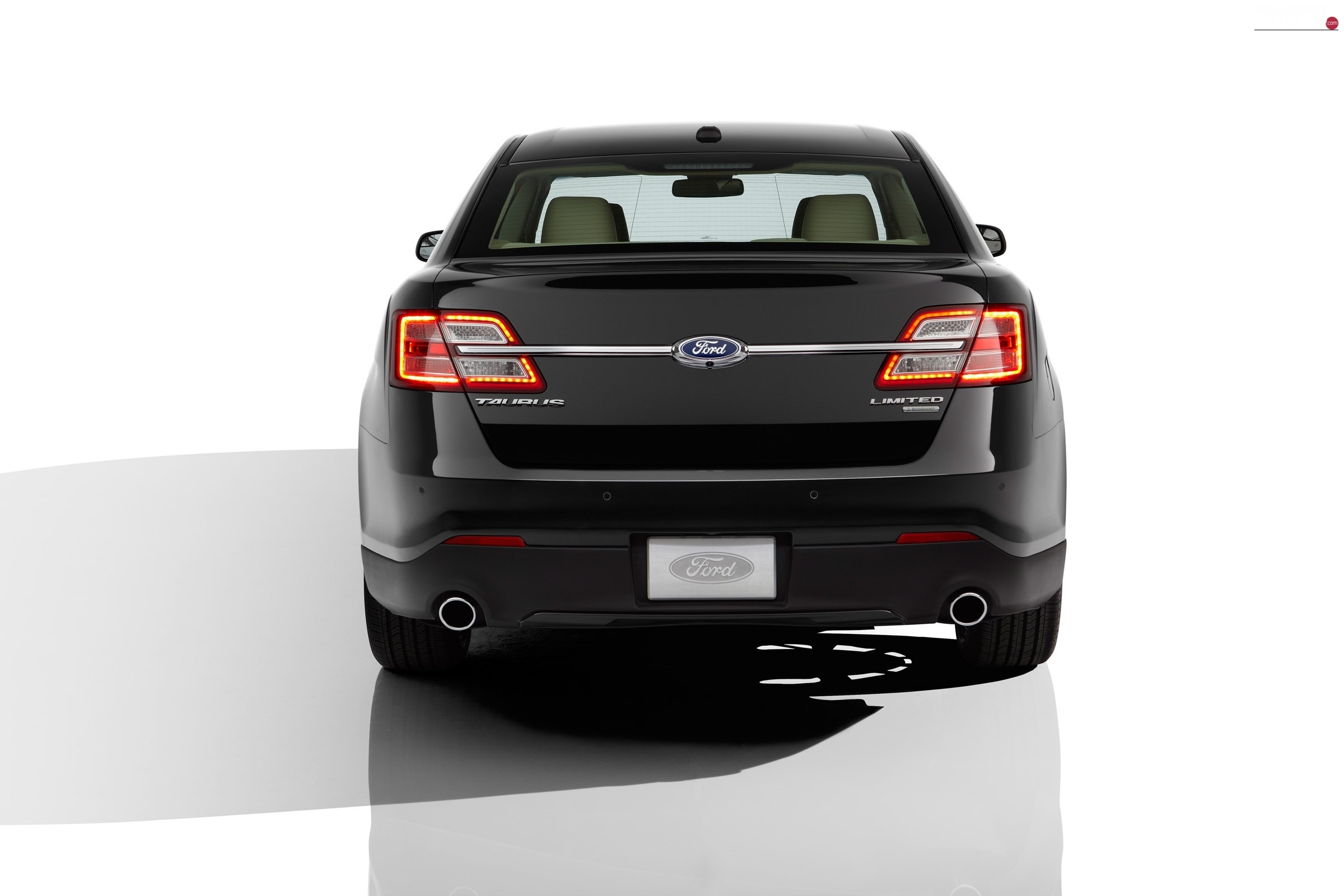 Ford Taurus Back Black Full Hd Wallpapers 2400x1600