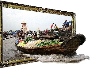 4d, Boat, frame, China
