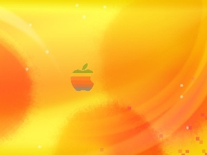 Background, tinge, Apple, Yellow