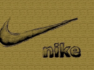 background, Brown, logo, Nike