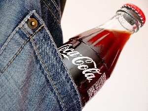 Bottle, Coca-Cola, pocket
