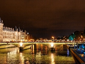 France, bridge, Paris, Seine