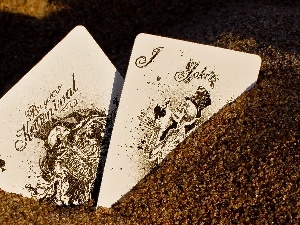 Cards, Sand