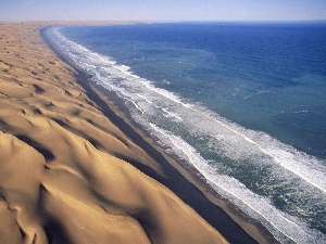 Waves, Dunes, sea