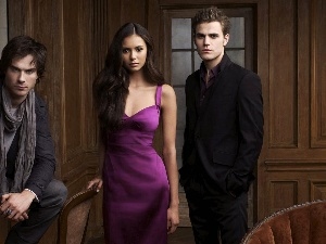 Elena, Damon, The Vampire Diaries, Stefan