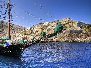 Greece, Island, sailing vessel, sea